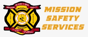 Mission Safety Services - Health And Safety Industrial Firefighter Logo #1946162