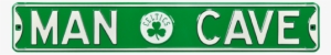 Boston Celtics “man Cave” Authentic Street Sign - Toronto Maple Leafs Man Cave Sign #1946227