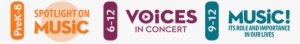 Music Studio Logos - Hal Leonard Voices In Concert, Level 4 Mixed Choral #1948300