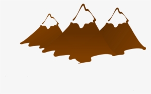 Mountain Clip Art Brown #1948401