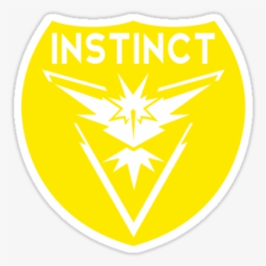 Go Instinct Pokemon Team Icon - Team Instinct Symbol #1949239