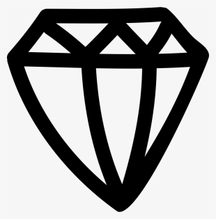 Drawn Diamond Logo - Hand Drawn Diamond Png #1951094