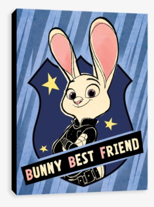 Judy Bbf Badge - Zootopia Disney Top - Bunny Best Friend - For Women #1951315