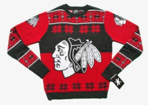 Chicago Blackhawks Big Logo Ugly Christmas Sweater #1951371