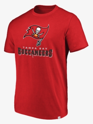 Tampa Bay Buccaneers Majestic Men's Red Flex Logo T-shirt - Nikki Bella New Shirt #1951737