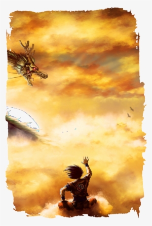 Model Image T Shirt - Goku Flying Nimbus #1952138