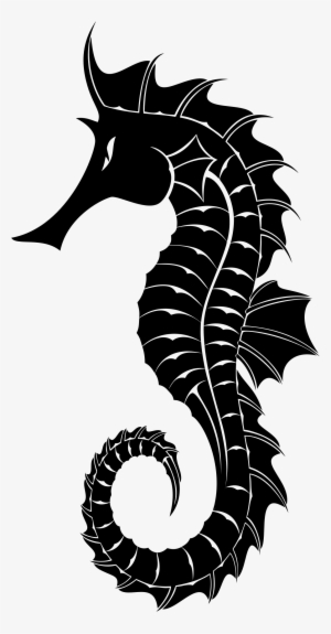 Seahorse Png - Silhouette Of A Seahorse #1952332