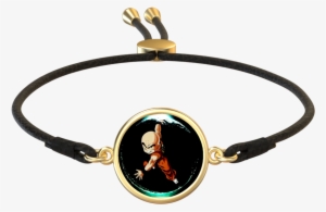 Krillin Ashe Coin With Liv Cord In Gold - Bracelet #1952652