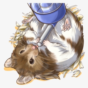 When You're Thirsty By Pawlove-arts - Hamster #1953389