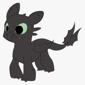 Baby, Barely Pony Related, Crossover, G4 Style, Hatchling, - My Little Pony Night Fury #1954151