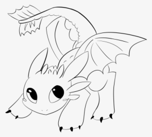 toothless lineartaraly  easy baby toothless coloring