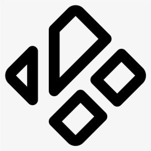 Kodi Icon Png Clip Black And White Stock #1954839