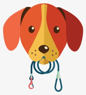 Dog Waste Bags Dog With Leash - Christmas Day #1955534