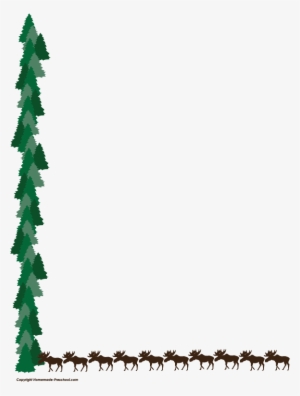 Clip Arts Related To - Moose Border Clip Art #1956428