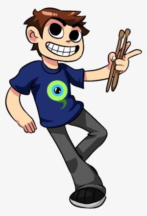 The Bitdrummer By Monstertooth On Deviantart Thebitdrummer - Fanart Scott Pilgrim #1957049