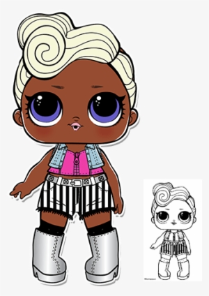 Lol Dolls, Doll Party, Surprise Ideas, Coloring Sheets, - Lol Surprise Funky Qt #1957326