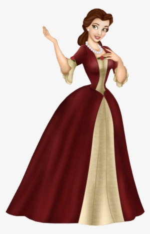 Xmas Belle - Princess Belle Red Dress #1957422