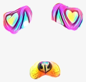 Sticker Dogfilter Heart Valentines Rainbow Edit - Heart #1957470