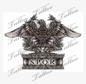 Transparent Stock Marketplace Tattoo Eagle Createmytattoo - Roman Eagle Tattoo #1957521
