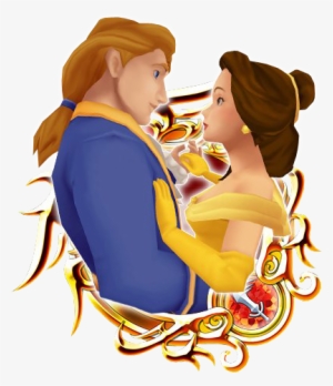 Prince & Belle - Belle & Prince Adam Kingdom Hearts - Free Transparent ...