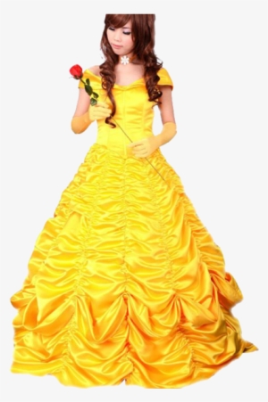 Small - Princess Belle Gown Dress #1957620