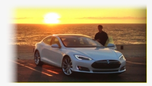 Tesla On Beach - Tesla, Inc. #1957745