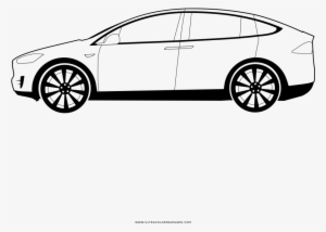 Download Tesla Model X Coloring Page - Executive Car - Free ...