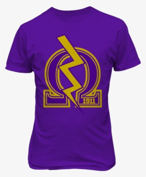 Omega Psi Phi Bolt T-shirt - T-shirt #1958804