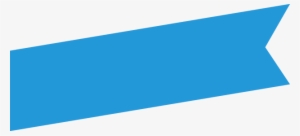 Banner Rectangle Png Clip Black And White - Blue Corner Ribbon Png #1959134