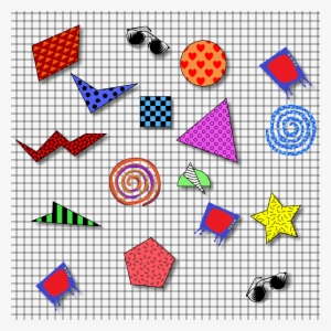 This Free Icons Png Design Of 1980's Pattern #1959203