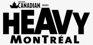 Heavymtl2015 Header Png Logo Lg Ghostcultmag - Molson Canadian Men's Flip-flops / Sandals ( ) Mol1 #1959334