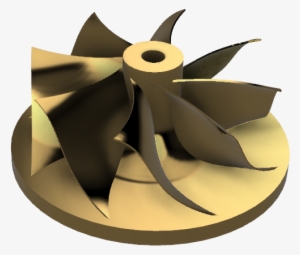 Autodesk Fusion360 Turbocharger Impeller V5 - Rose #1962125