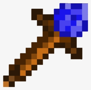 Diamond Axe Minecraft Png #1963172
