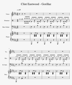 Gorillaz Sheet Music 1 Of 16 Pages - Golden Sun Venus Lighthouse Sheet #1963174