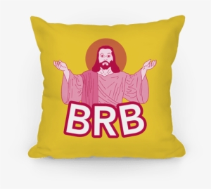 Jesus Will Be Right Back Pillow - Arizona #1964192