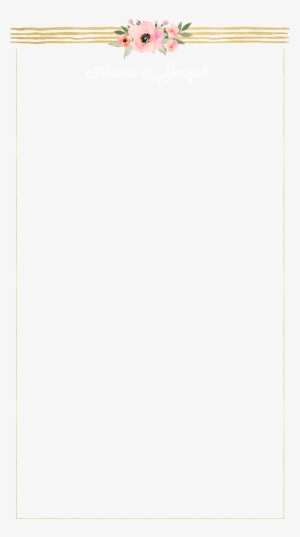 Snapchat Filter Wedding Templates - Art Paper #1964545