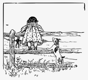 This Free Icons Png Design Of Kid And Dog #1964671