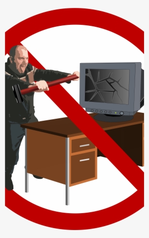 This Free Icons Png Design Of Computer Rage Forbidden #1965087