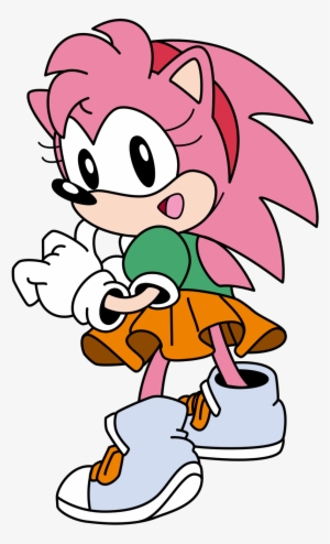 Higher Resolution Sprite Artwork Of Classic Amy Rose, - Sonic Cd Amy ...