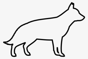 German Shepherd Rubber Stamp - Design #1965783