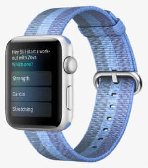 New Apple Watch Update Lets Siri Control Your Workout - Apple Watch Band Tahoe Blue #1965968