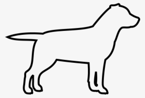 Labrador Retriever Rubber Stamp - Rubber Stamp Dog Outline #1966006