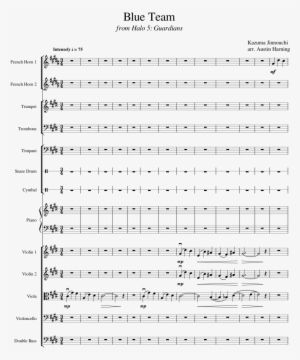 Blue Team Sheet Music Composed By Kazuma Jinnouchi - Document #1966948