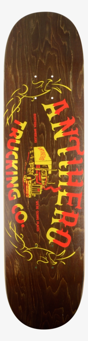 Antihero 18 Wheeler Trucking Sm Skateboard Deck - Anti Hero Skateboards One Eight Trucking Brown Complete #1967477