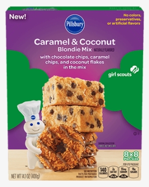 Girl Scouts™ Caramel & Coconut Blondie Mix - Pillsbury Girl Scout Mix #1967632