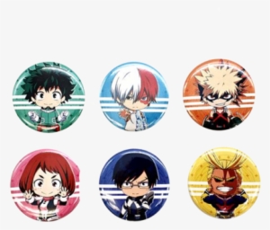 Products/hero 6badges - My Hero Academia Izuku Midoriya Katsuki Bakugo Shoto #1968219