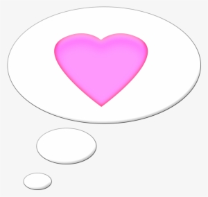 Pink Speech Bubble Heart - Heart #1968781