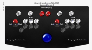 Cabinet Great Swordsman - Virtua Fighter 3 Controls #1969153