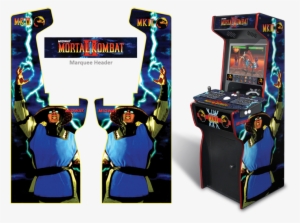 Custom Permanent Full Size Mortal Kombat Ii Inspired - Arcade Mortal Kombat 2 #1969576
