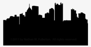 New York Skyline Drawing - Pittsburgh Skyline Silhouette #1970695